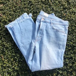 MOTHER Jeans - The Insider Crop Step Fray